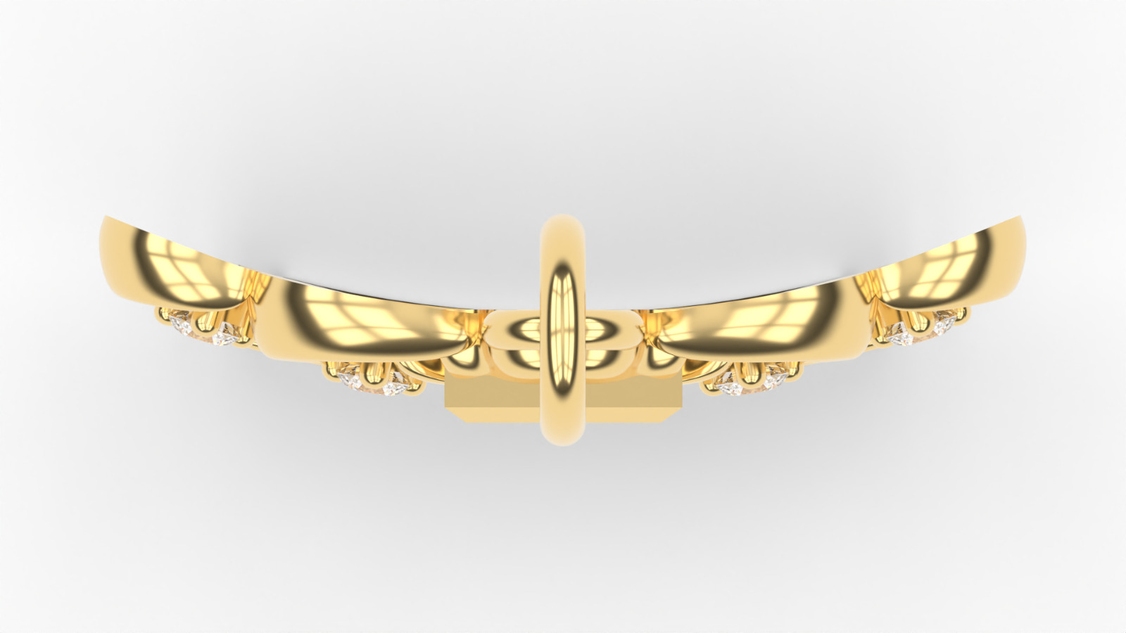 Anel de Diamante Solitário - Vista 3